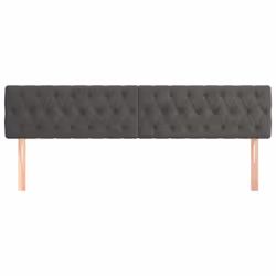 VidaXL 346377 tête de lit et pied de lit Gris foncé