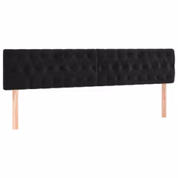 VidaXL 346378, Noir, Polyester, Bois, 1800 mm, 78 cm, 88 cm, 70 mm