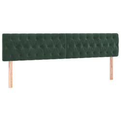 VidaXL 346379 tête de lit et pied de lit Vert foncé