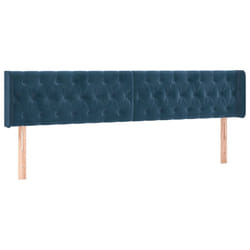 VidaXL 346380 tête de lit et pied de lit Bleu foncé