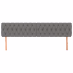 VidaXL 346383 tête de lit et pied de lit Gris foncé