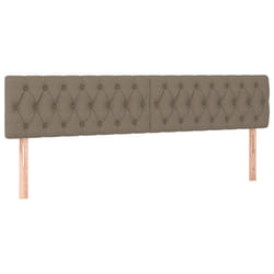 VidaXL 346386 tête de lit et pied de lit Taupe