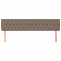 VidaXL 346386 tête de lit et pied de lit Taupe