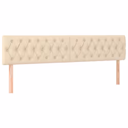 VidaXL 346387, Crème, Polyester, Bois, 2000 mm, 78 cm, 88 cm, 70 mm