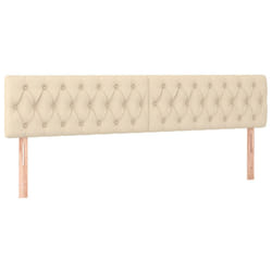 VidaXL 346387 tête de lit et pied de lit Crème