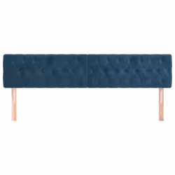 VidaXL 346394 tête de lit et pied de lit Bleu foncé