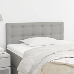 Tête de lit Gris clair 80x5x78/88 cm Tissu Vidaxl