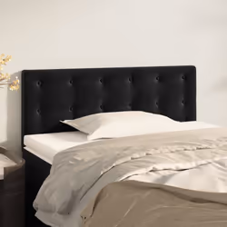 VidaXL 346412 tête de lit et pied de lit Noir