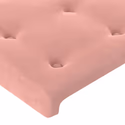 VidaXL 346415 tête de lit et pied de lit Rose - Vue supplémentaire 4