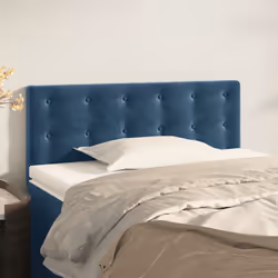 VidaXL 346434 tête de lit et pied de lit Bleu foncé