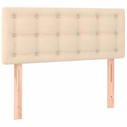 VidaXL 346441, Crème, Polyester, Bois, 1000 mm, 78 cm, 88 cm, 50 mm