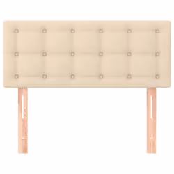 VidaXL 346441 tête de lit et pied de lit Crème
