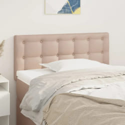 vidaXL Tête de lit Cappuccino 100x5x78/88 cm Similicuir