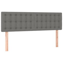 VidaXL 346457 tête de lit et pied de lit Gris foncé