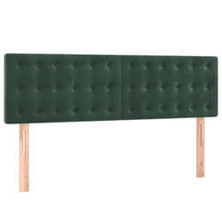 VidaXL 346473 tête de lit et pied de lit Vert foncé