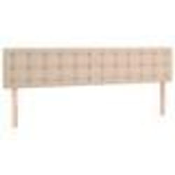 vidaXL Têtes de lit 2 pcs Cappuccino 80x5x78/88 cm Similicuir