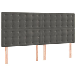 VidaXL 346491 tête de lit et pied de lit Gris foncé