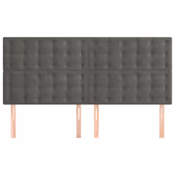 VidaXL 346491 tête de lit et pied de lit Gris foncé
