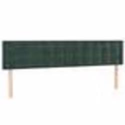 vidaXL Têtes de lit 2 pcs Vert foncé 80x5x78/88 cm Velours