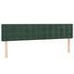 vidaXL Têtes de lit 2 pcs Vert foncé 80x5x78/88 cm Velours