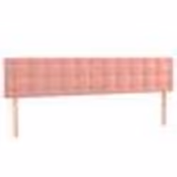 vidaXL Têtes de lit 2 pcs Rose 80x5x78/88 cm Velours