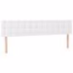 vidaXL Têtes de lit 2 pcs Blanc 90x5x78/88 cm Similicuir