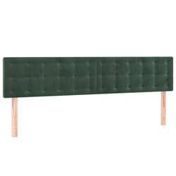 VidaXL 346513 tête de lit et pied de lit Vert foncé