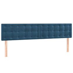 VidaXL 346514 tête de lit et pied de lit Bleu foncé