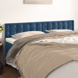 VidaXL 346514 tête de lit et pied de lit Bleu foncé