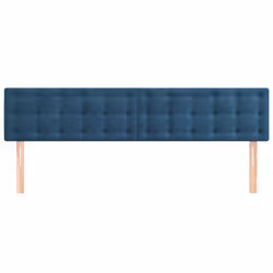 VidaXL 346514 tête de lit et pied de lit Bleu foncé