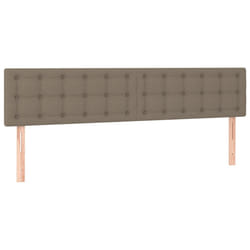 VidaXL 346520 tête de lit et pied de lit Taupe
