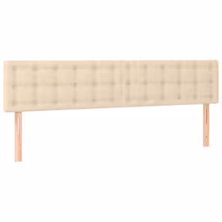 VidaXL 346521, Crème, Polyester, Bois, 2000 mm, 78 cm, 88 cm, 50 mm