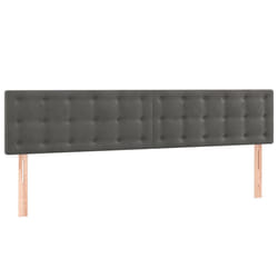VidaXL 346531 tête de lit et pied de lit Gris foncé