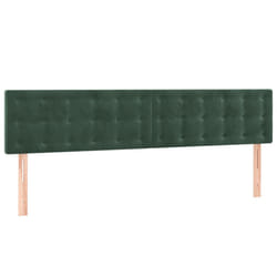 VidaXL 346533 tête de lit et pied de lit Vert foncé