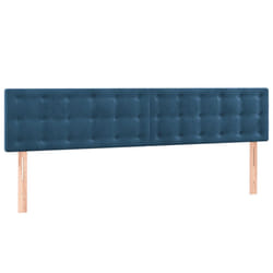 VidaXL 346534 tête de lit et pied de lit Bleu foncé