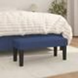 vidaXL Banc Bleu 70x30x30 cm en Tissu