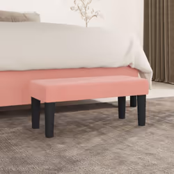 Ce banc ajoute une apparence accrocheuse tout en offrant un endroit supplémentaire pour s'asseoir dans votre espace de vie. V ...
