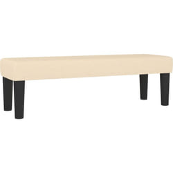Vidaxl - Banc Crème 100x30x30 cm Tissu