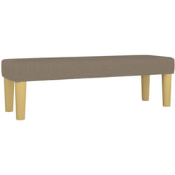 Vidaxl - Banc Taupe 100x30x30 cm Tissu