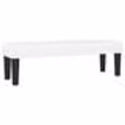 vidaXL Banc Blanc 100x30x30 cm Similicuir