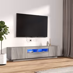 Ces meubles TV élégants et pratiques avec lumières LED ancreront votre espace de vie dans un charme ultra contemporain ! Maté ...