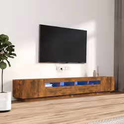 Ces meubles TV élégants et pratiques avec lumières LED ancreront votre espace de vie dans un charme ultra contemporain ! Maté ...