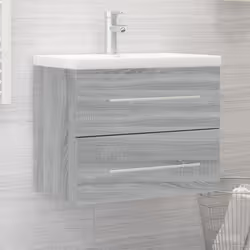 VidaXL 3120180 miroir de salle de bain et armoire de rangement pour évier