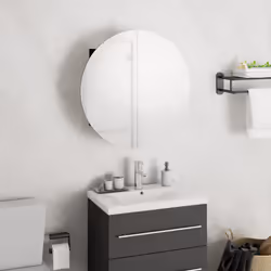 VidaXL 345580 miroir de salle de bain et armoire de rangement pour évier