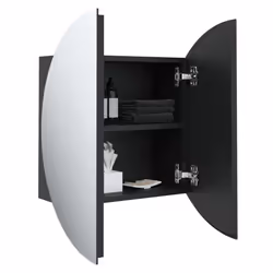 VidaXL 345580 miroir de salle de bain et armoire de rangement pour évier - Vue supplémentaire 5