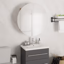 VidaXL 345586 miroir de salle de bain et armoire de rangement pour évier - Vue supplémentaire 2