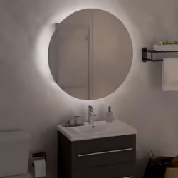 VidaXL 345586 miroir de salle de bain et armoire de rangement pour évier - Vue supplémentaire 3