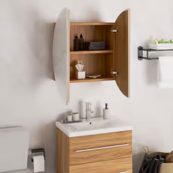 VidaXL 345586 miroir de salle de bain et armoire de rangement pour évier - Vue supplémentaire 4
