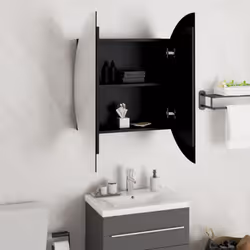 VidaXL 345588 miroir de salle de bain et armoire de rangement pour évier - Vue supplémentaire 4