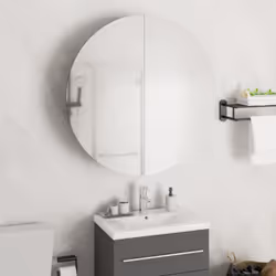VidaXL 345590 miroir de salle de bain et armoire de rangement pour évier